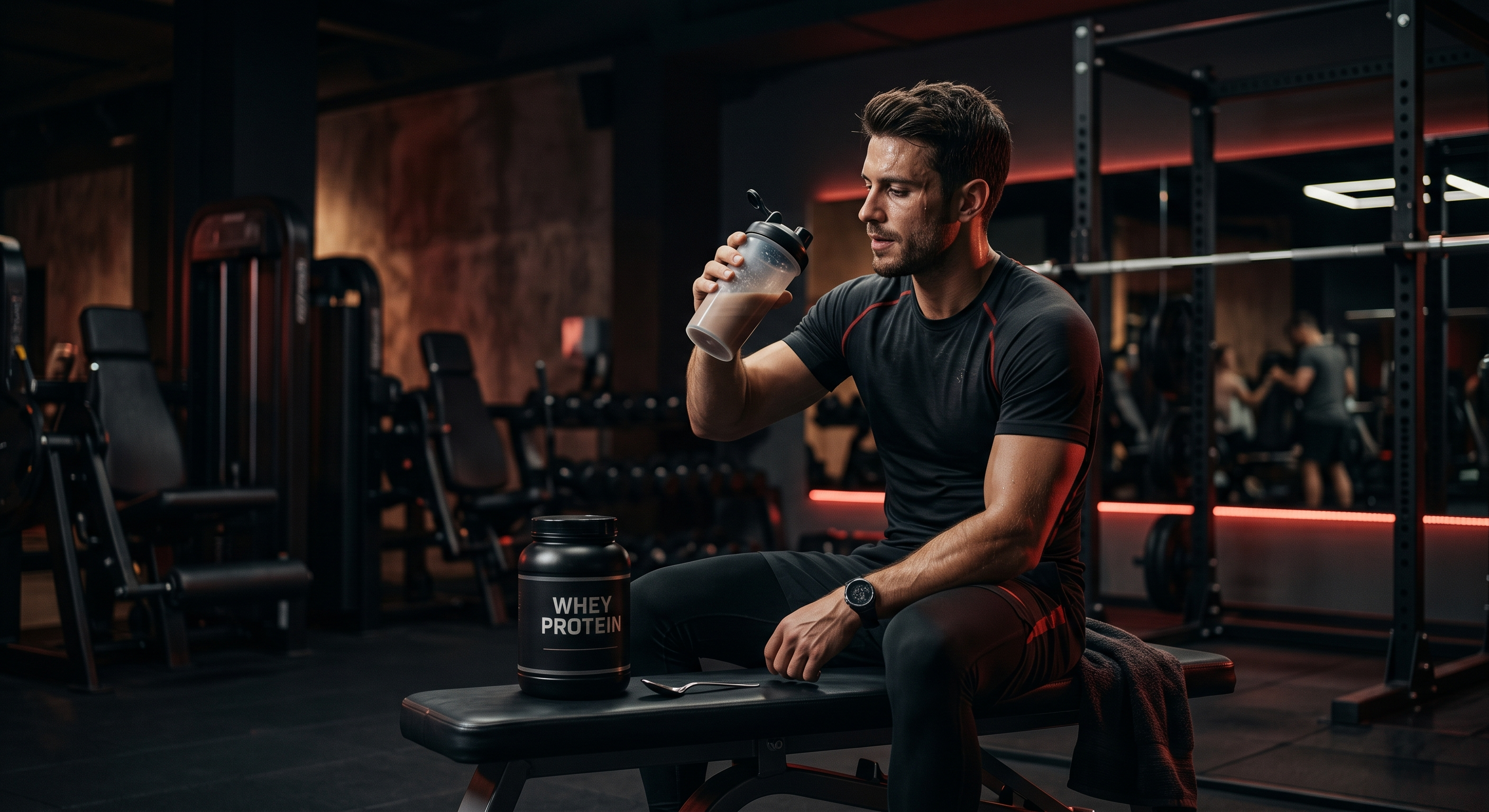 Protein sources: meat, eggs, legumes and protein powder