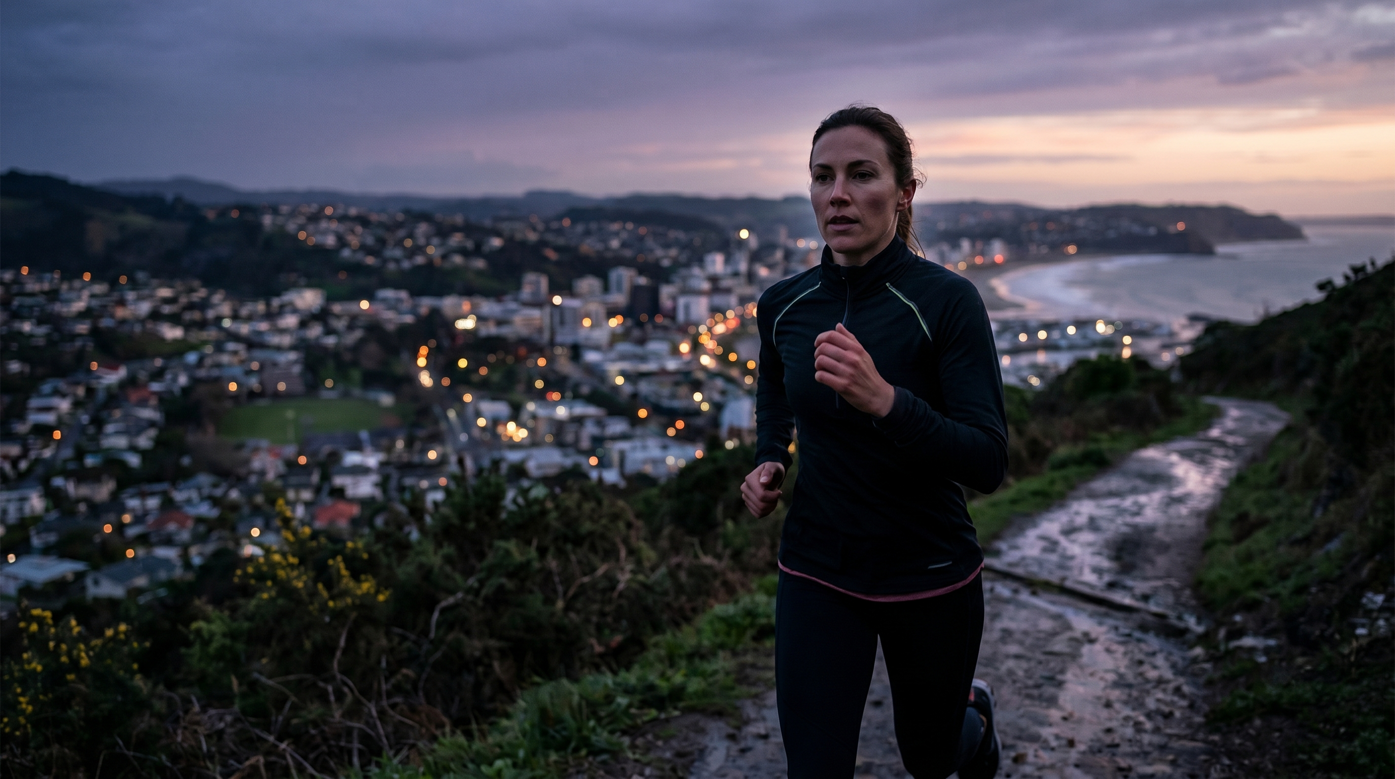 Logging a workout with a tracking app